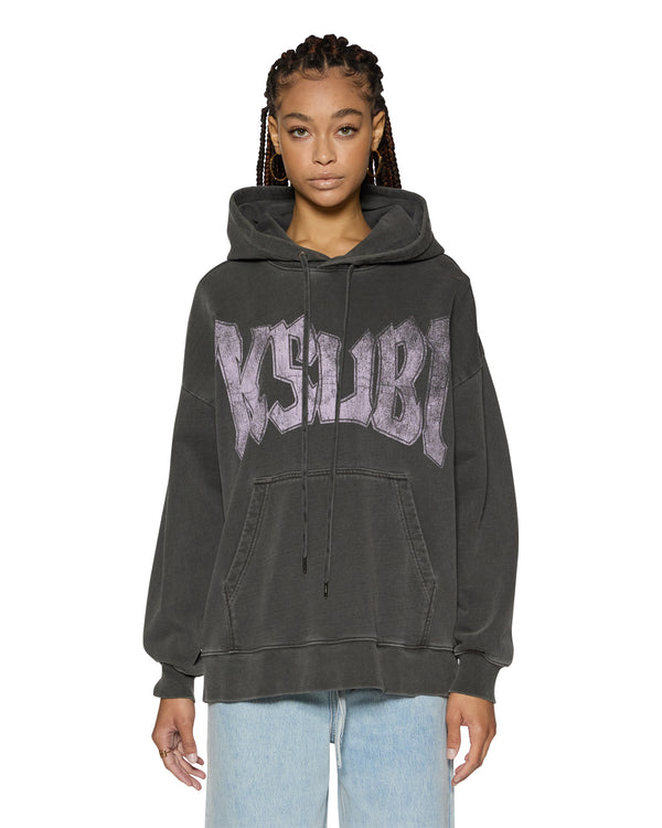 ksubi world tour oh g hoodie charcoal Charcoal
