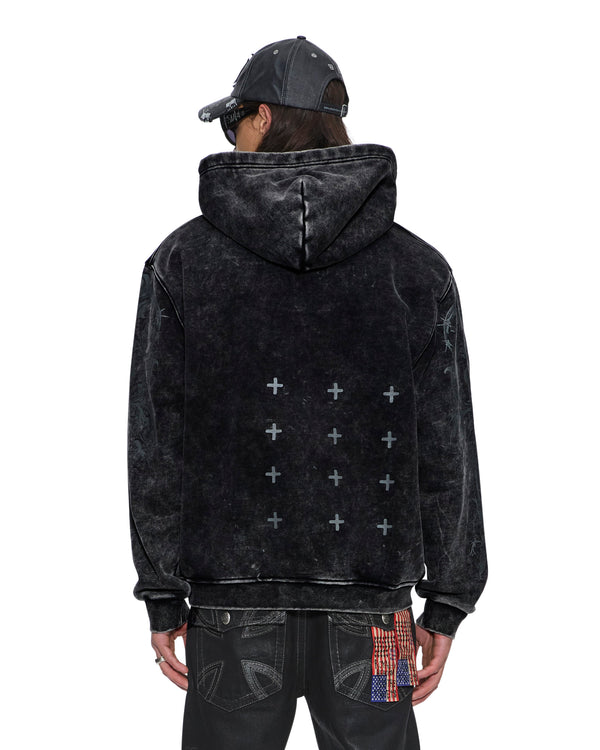 Ksubi Ksubi X Alice Hollywood Graphic Zip Hoodie Black Black