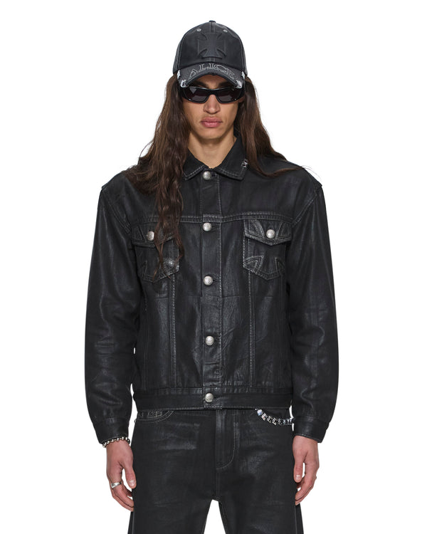ksubi ksubi x alice hollywood oh g jacket black wax Black