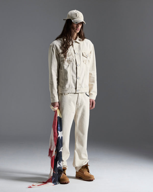 Ksubi Ksubi X Alice Hollywood Oh G Jacket Ivory Natural