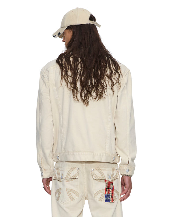 Ksubi Ksubi X Alice Hollywood Oh G Jacket Ivory Natural