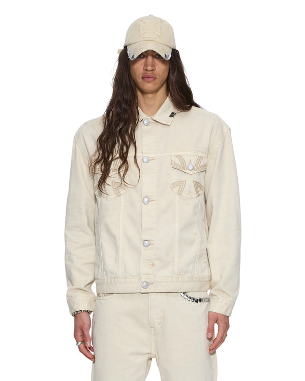 ksubi ksubi x alice hollywood oh g jacket ivory Natural