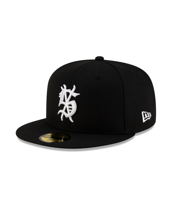 Ksubi Ksubi X New Era 59fifty Fitted Cap Black Black