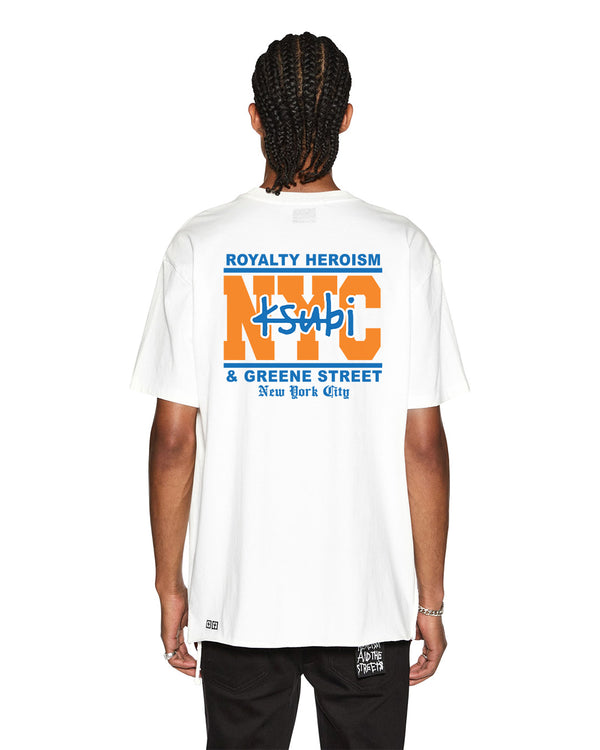ksubi nyc and the streets ss biggie tee white WHITE