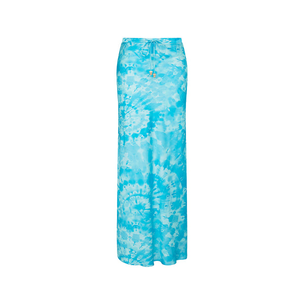 kulani kinis Bias Drawstring Maxi Skirt - Starry Seas