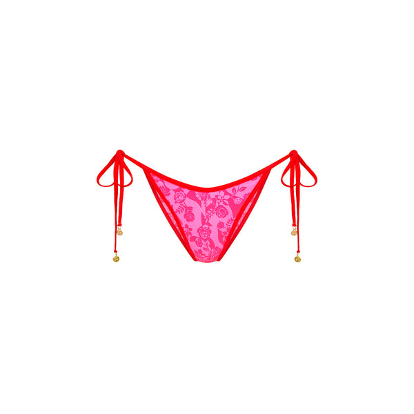 kulani kinis Bind Dipped Cheeky Tie Bikini Bottom - Hearts Collide