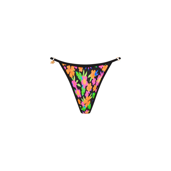 kulani kinis Charm Adjustable Cheeky Bikini Bottom - Midnight Glow