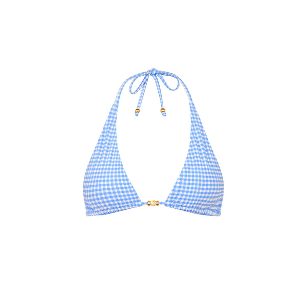 kulani kinis Classic Tie Halter Bikini Top - Skinny Dip