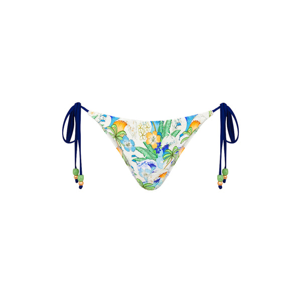 kulani kinis Full Coverage Tie Bikini Bottom - Blue Crush