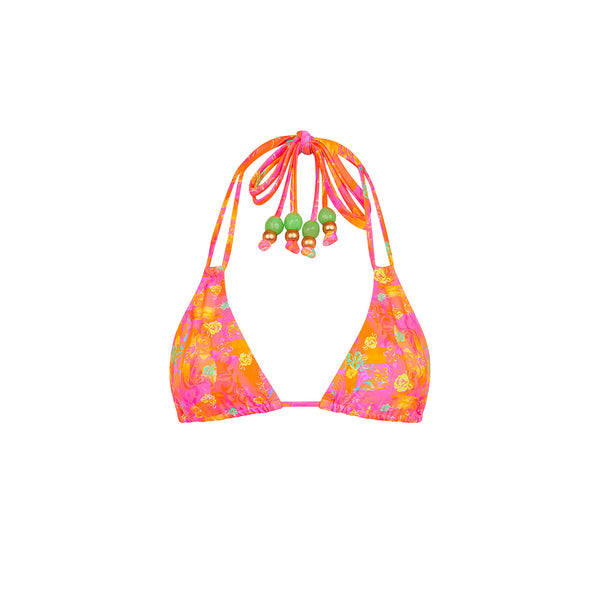 kulani kinis Halter Bralette Bikini Top - Sunrise Kiss