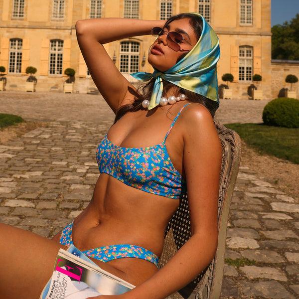 Kulani Kinis Invisible Underwire Crop Bikini Top - La Belle