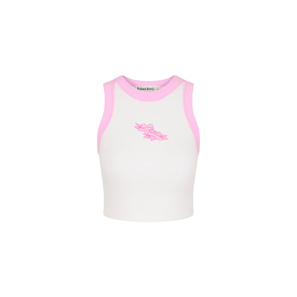 kulani kinis Bind Crop Tank Top - Mon Cherie