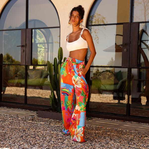 Kulani Kinis Drawstring Summer Pants - Havana Haven