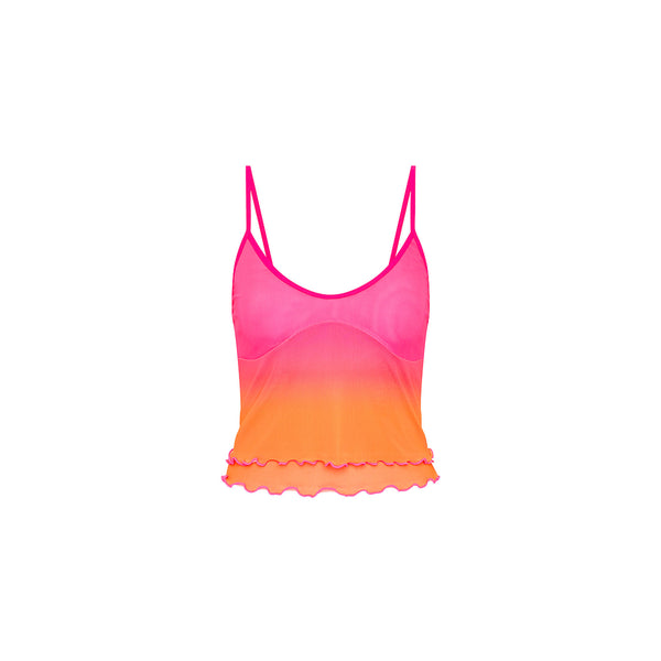 kulani kinis Layered Mesh Cami - Tropical Heatwave