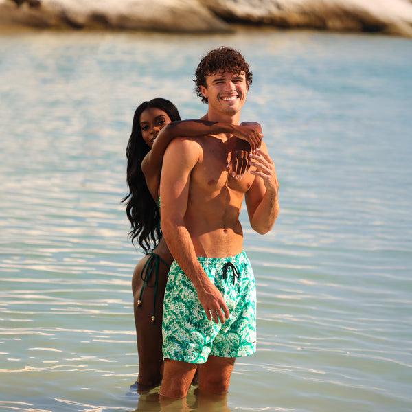 Kulani Kinis Men's Swim Trunks - Emerald Tides