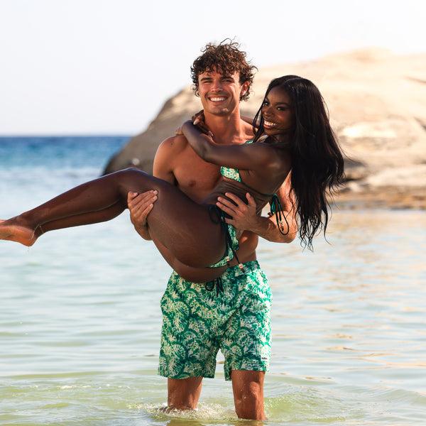 Kulani Kinis Men's Swim Trunks - Emerald Tides