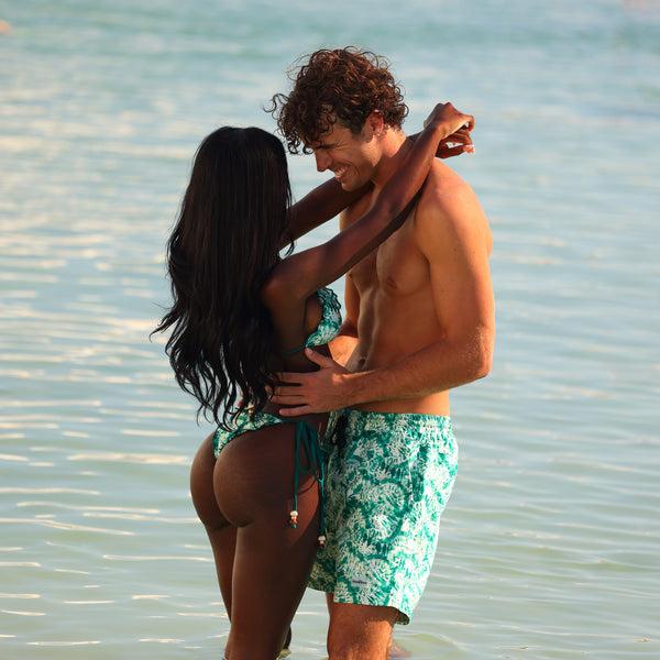 Kulani Kinis Men's Swim Trunks - Emerald Tides