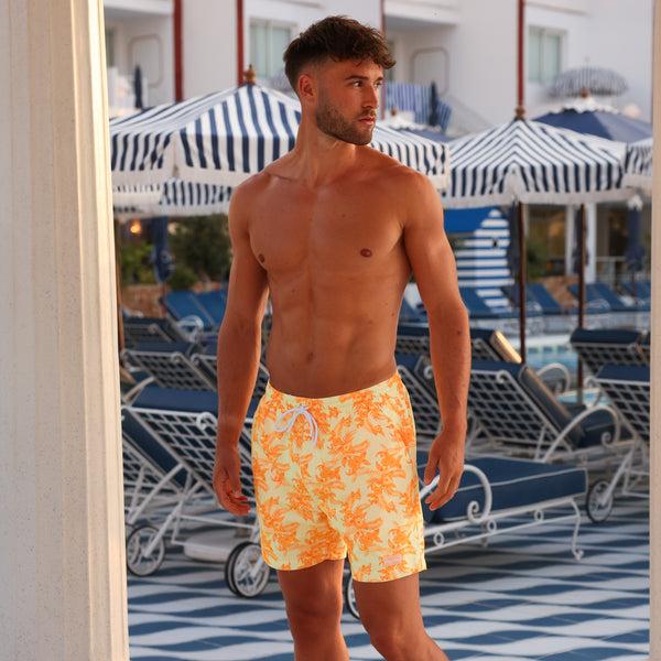 Kulani Kinis Men's Swim Trunks - Orange Cream