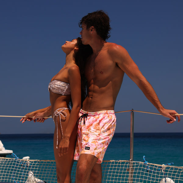 Kulani Kinis Men's Swim Trunks - Wild Skies