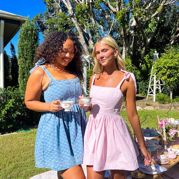 Kulani Kinis Ruffle Corset Mini Dress - Le Rose