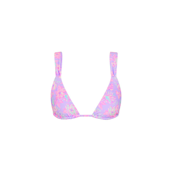 kulani kinis Slide Bralette Bikini Top - Lilac Love