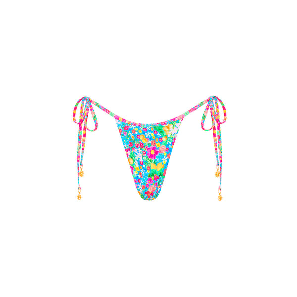 kulani kinis Micro Thong Tie Side Bikini Bottom - Mermaid Garden