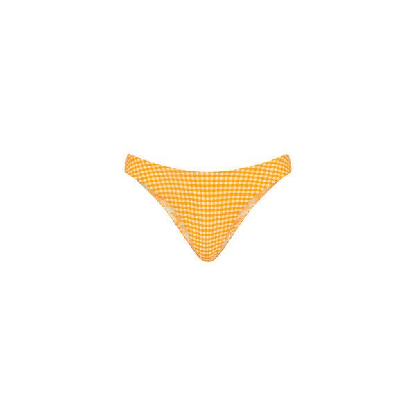 kulani kinis Minimal Full Coverage Bikini Bottom - Orange Cream