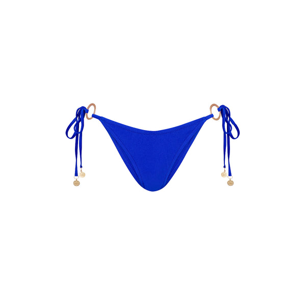 kulani kinis Ring Cheeky Tie Bikini Bottom - Blue Lagoon