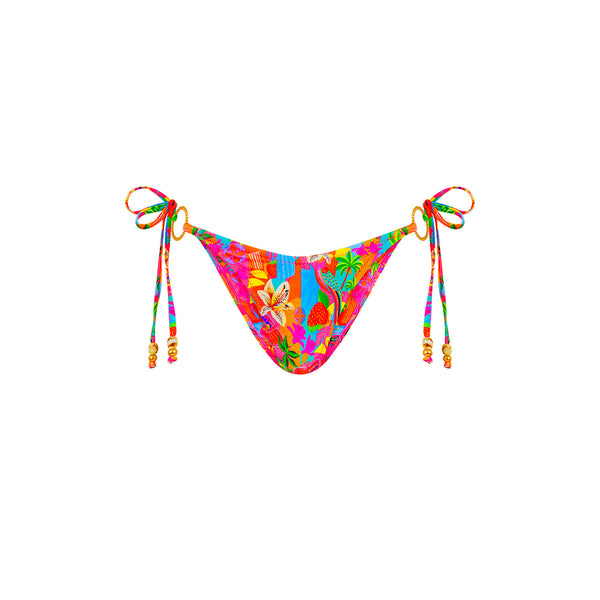 kulani kinis Ring Cheeky Tie Bikini Bottom - Havana Haven