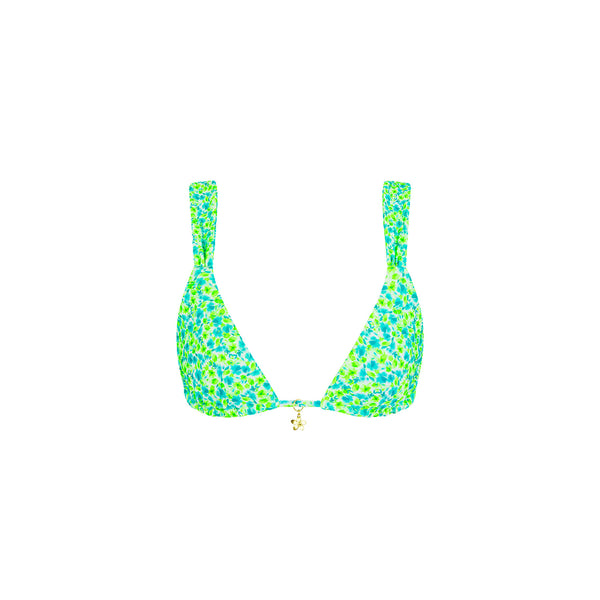 kulani kinis Slide Bralette Bikini Top - Apple Blossom