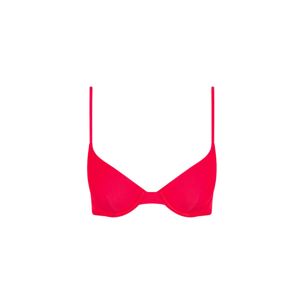 kulani kinis Slim Underwire Bra Bikini Top - Cherry Crush