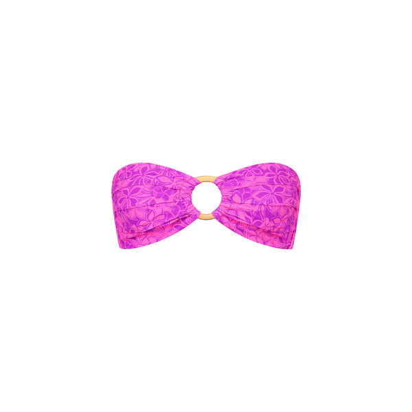 kulani kinis Strapless Bandeau Bikini Top - Bubble Berry