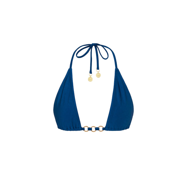 kulani kinis Trio Ring Triangle Bikini Top - Mystic Moon