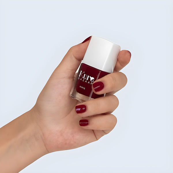 Kure Bazaar Cherie By Kure Bazaar Non-Toxic Nail Polish In Black Cherry