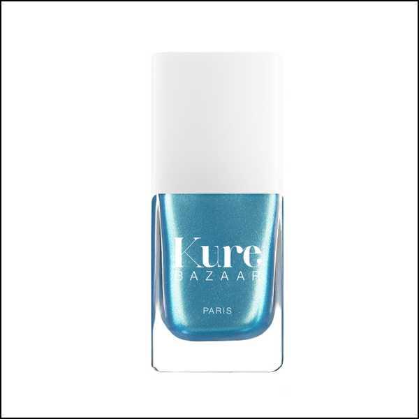 kure bazaar Coeur by Kure Bazaar Non-Toxic Metallic Electric Blue Nail Polish