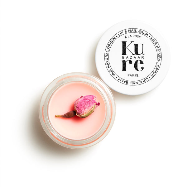 Kure Bazaar Kure Bazaar Rose Lip & Nail Balm 100% Natural Lip Balm
