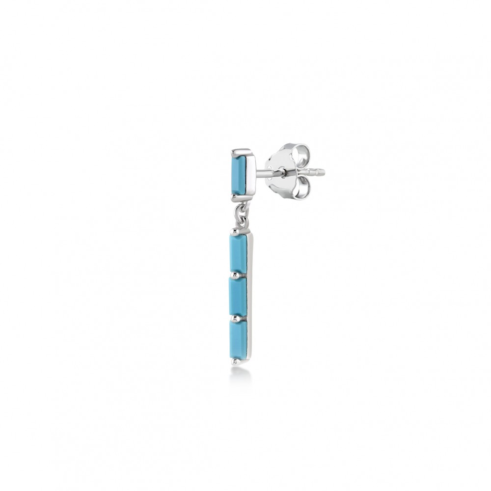 kurshuni Adriana Sterling Silver Earring (Sold INDIVIDUALLY)