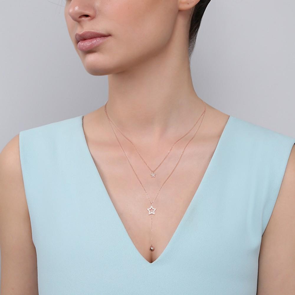 Kurshuni Altair(Duo) Sterling Silver Necklace