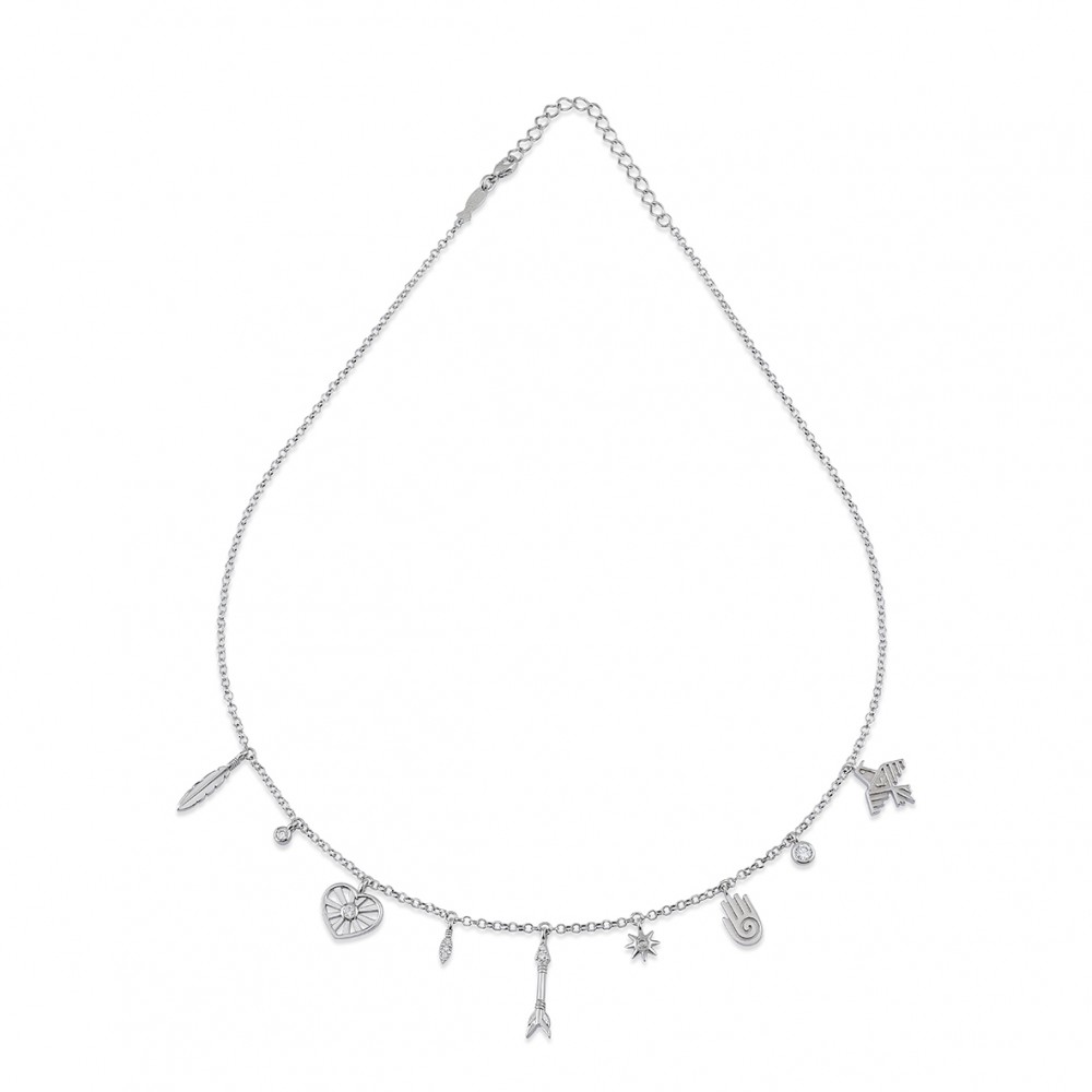 kurshuni Amulet Sterling Silver Necklace