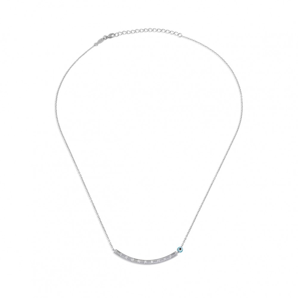 kurshuni Arc Sterling Silver Necklace