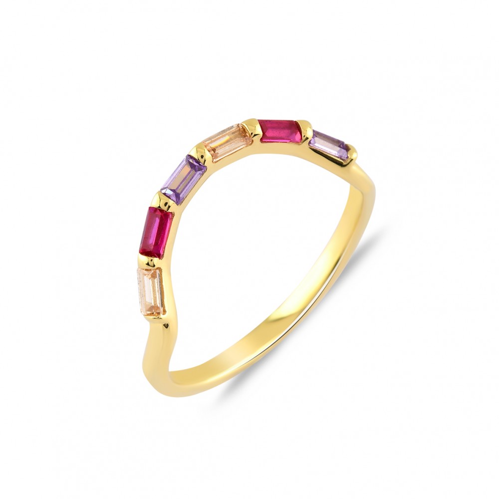 kurshuni Arc Sterling Silver Ring