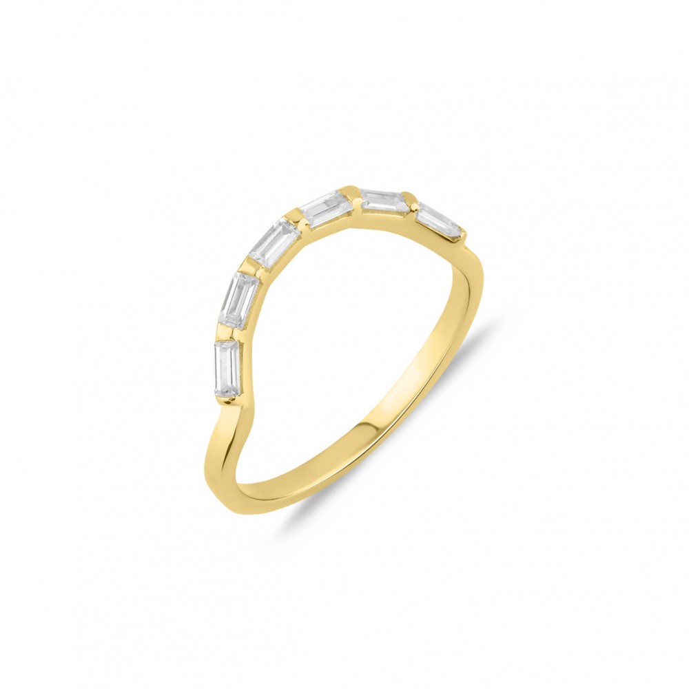 kurshuni Arc Sterling Silver Ring