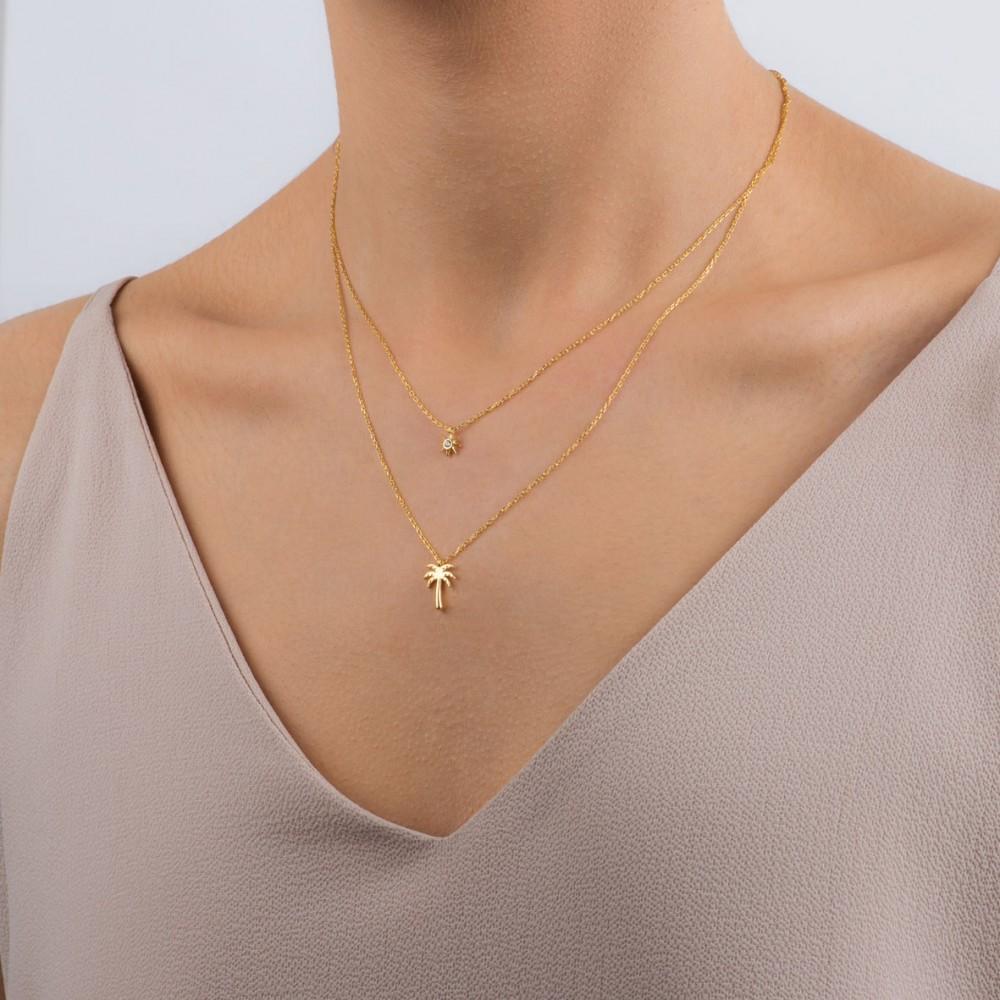 Kurshuni Beach (Duo) Sterling Silver Necklace