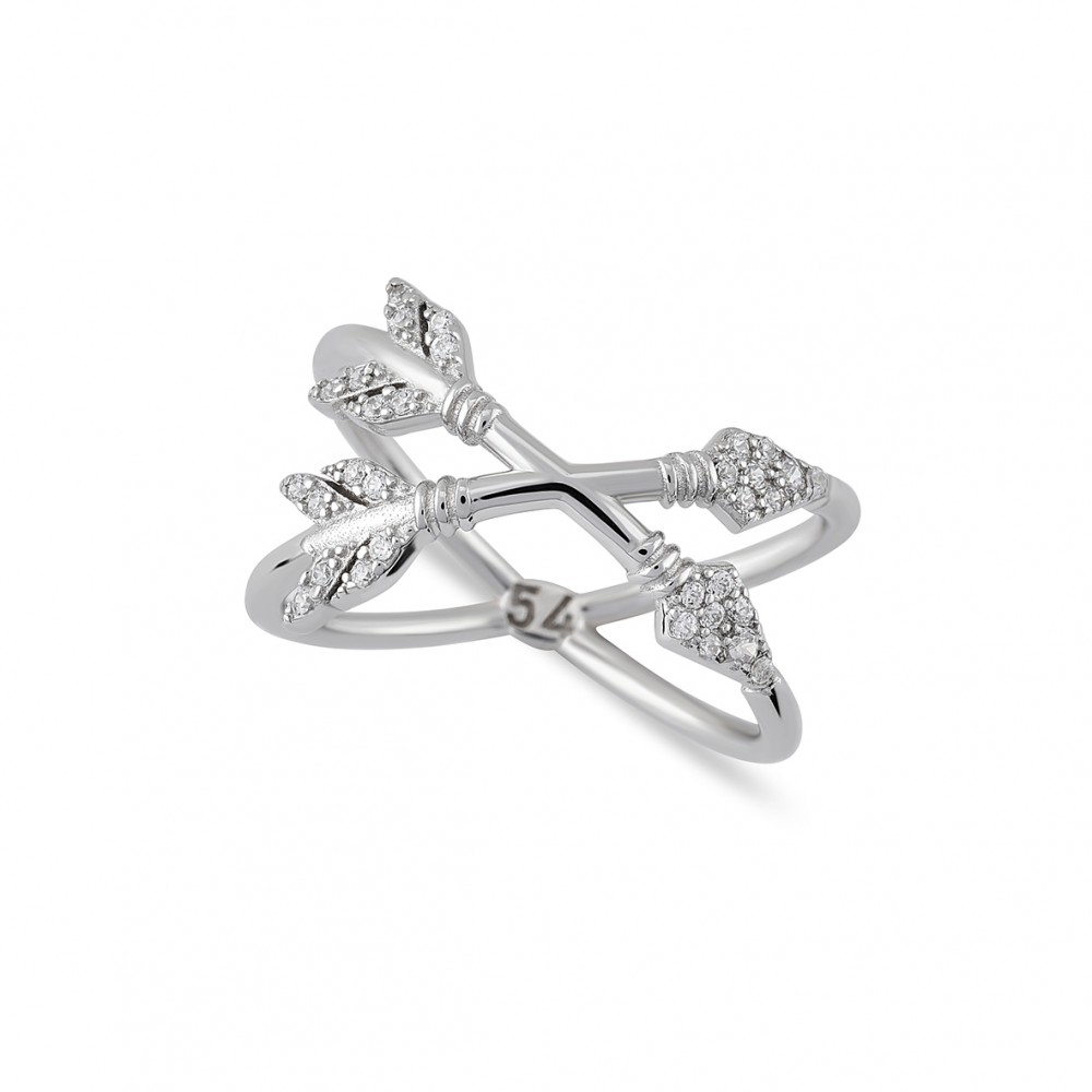 kurshuni Besties Arrow Sterling Silver Ring