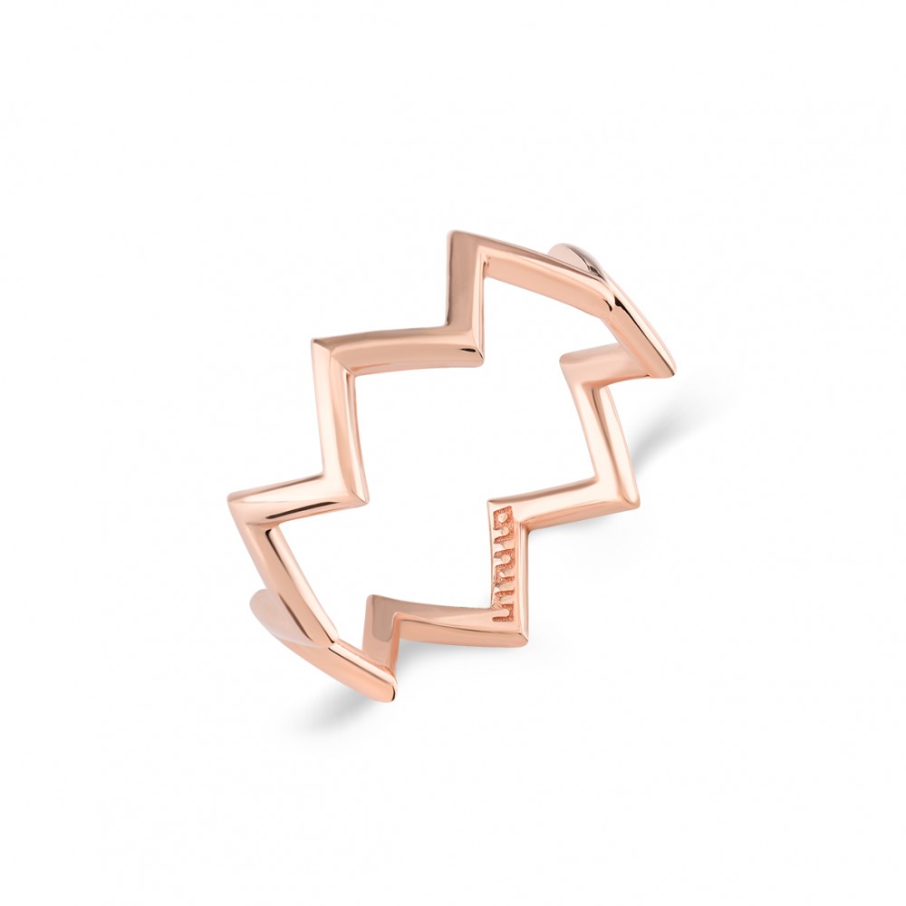 kurshuni Chevron Sterling Silver Ring