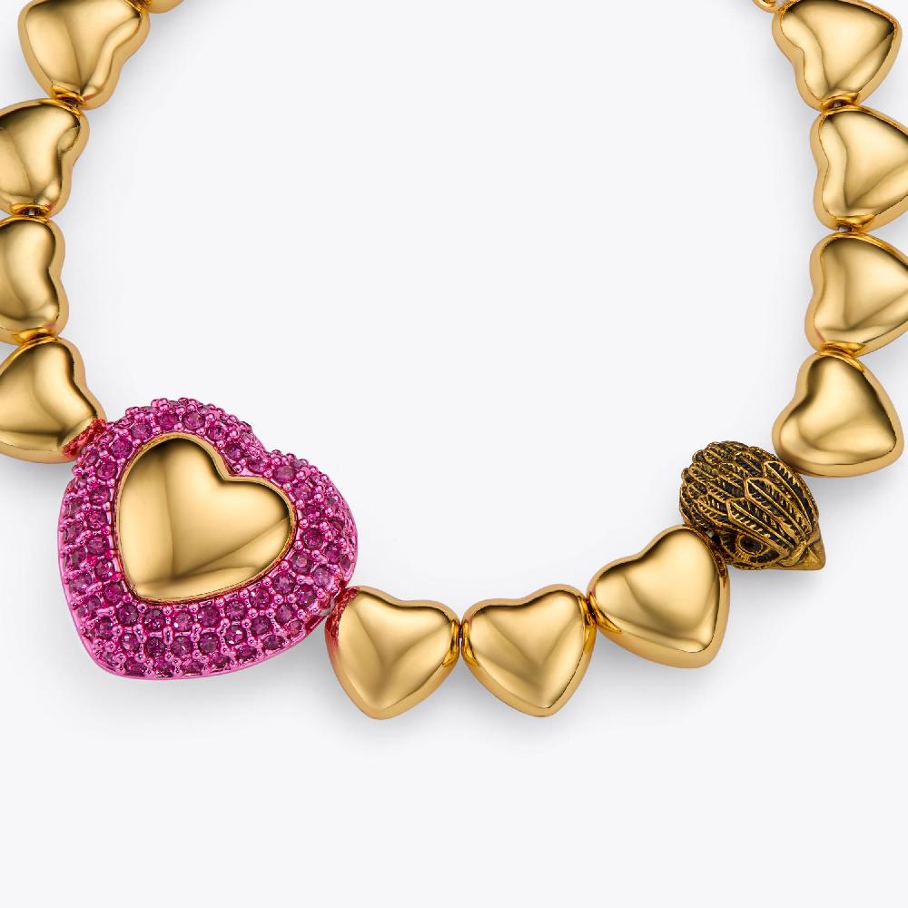 Kurt Geiger Beaded Heart Bracelet