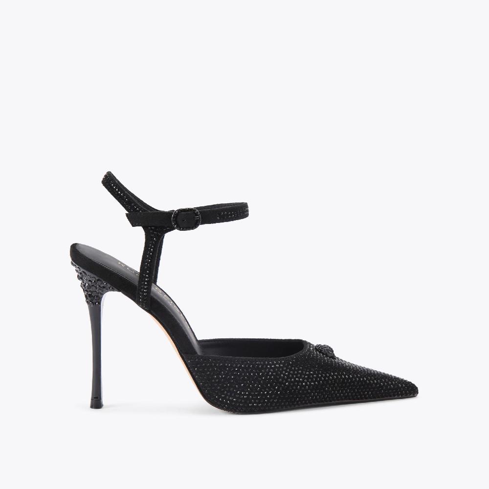 kurt geiger eagle point ankle strap heel