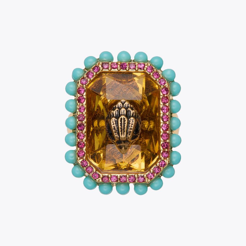 Kurt Geiger Emerald Cocktail Ring