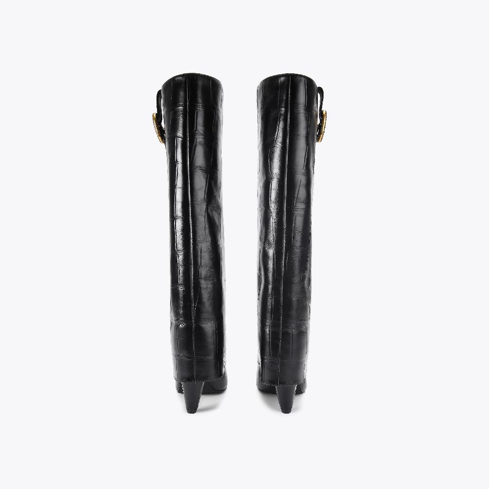 kurt Geiger Fold Over Tall Boot