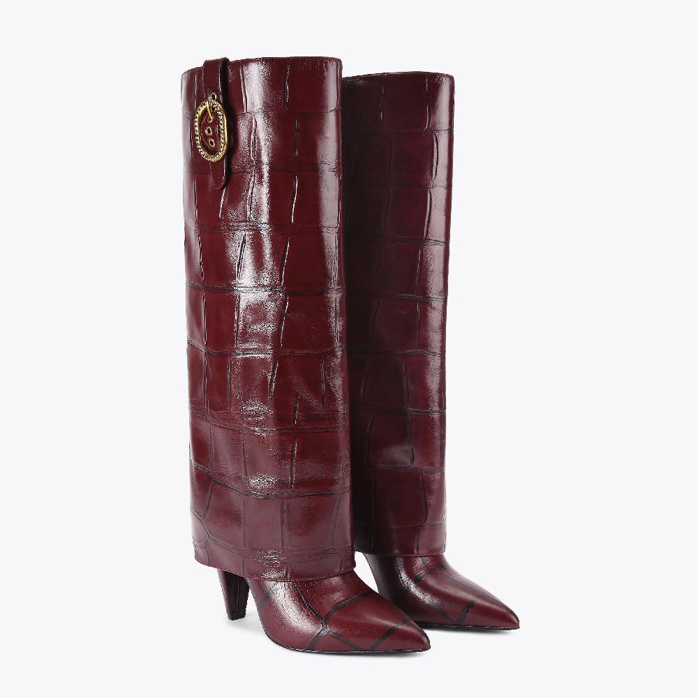 Kurt Geiger Fold Over Tall Boot
